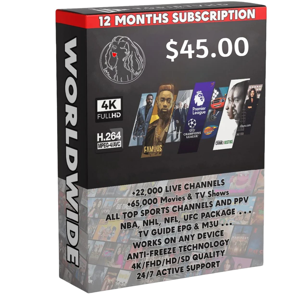 iptv smarters pro service 12 months premium subscription