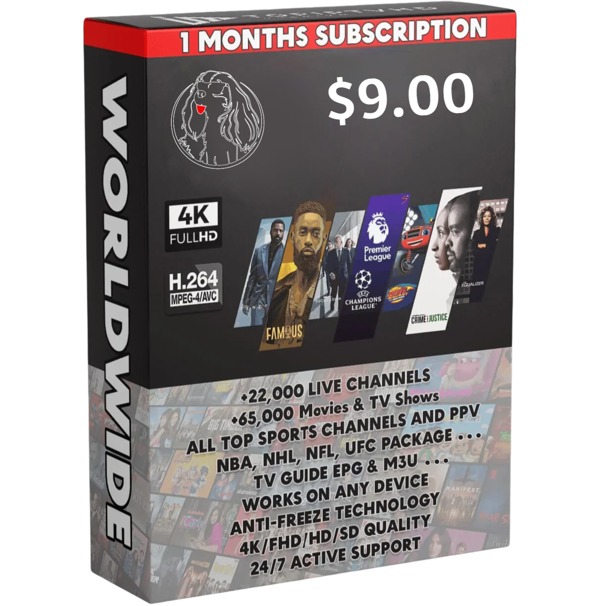 IPTV Smarters Pro 1 Month of Premium Subscription / BEST IPTV SMARTERS PRO